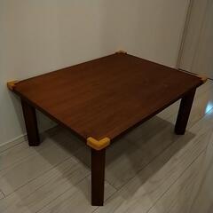 ローテーブル（LOW TABLE）折り畳み式　【説明書付き】