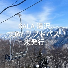【ネット決済・配送可】Gala 湯沢 3 dayリフトパス