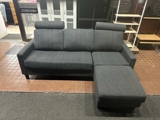 sj281 美品！ 3人掛けソファ グレー