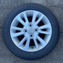 日産純正ホイール14インチ＋使用少スタッドレス155/65R14 保管袋付き