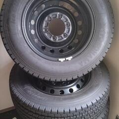スタッドレスタイヤ ホイールセット4本セット キャンピングカー カムロード