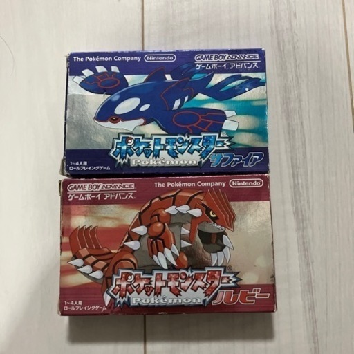 ゲームボーイアドバンス　ポケットモンスタールビー\u0026サファイア