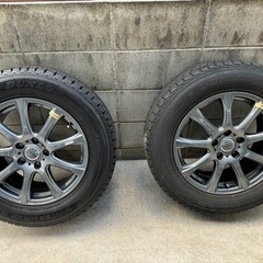 17インチ　ダンロップスタッドレスタイヤ付ホイール　極美品