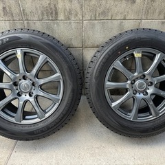 17インチ　ダンロップスタッドレスタイヤ付ホイール　極美品