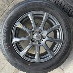 17インチ　ダンロップスタッドレスタイヤ付ホイール　極美品