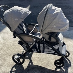 林さま専用】Joie ベビーカー エヴァライトデュオ 2人乗り グレー 双子