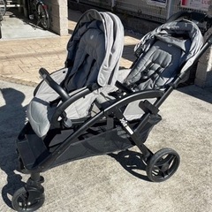 林さま専用】Joie ベビーカー エヴァライトデュオ 2人乗り グレー 双子