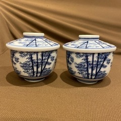 昭和レトロ 蓋付き うつわ 茶碗蒸し 2個セット