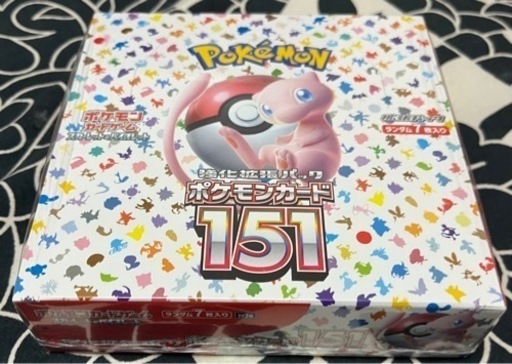 ポケモンカード１５１BOXシュリンク付