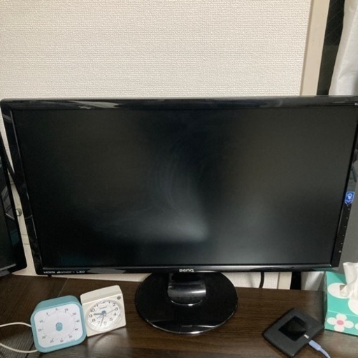 【引き渡し決定済み】ディスプレイx2枚（電源ケーブル付属）+モニターアーム