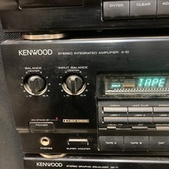 値下げしました！KENWOOD システムコンポ ジャンク