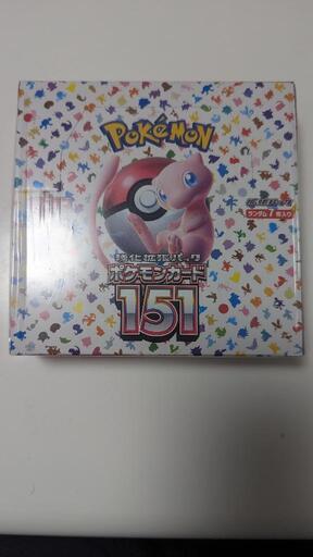 ポケモンカード151BOX シュリンク付き