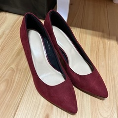 GU マシュマロ　ハイヒール　23cm ワインレッド👠