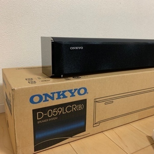 【極美品】バースピーカー ONKYO(オンキヨー) D-059LCR(B) パッシブスピーカー フロント/センター サウンドバー