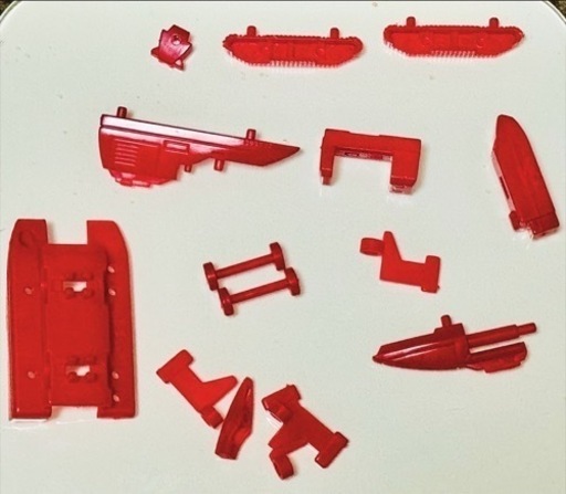 ガシャポン 時空戦士スピルバン ガイオス 1986年 消しゴム バンダイ ミニプラシリーズ プラモデル（無保証ジャンク）