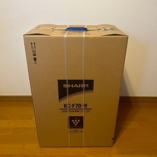 新品未使用SHARPプラズマクラスター 加湿空気清浄機 KC-F70-W