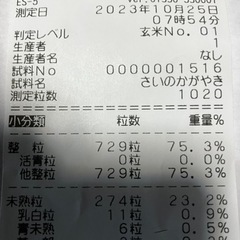 【受付終了】令和5年産_高品質の彩のかがやき玄米20キロ_4500円