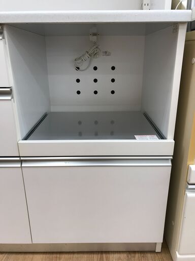 W 15852 3枚ガラス扉キッチンボード 食器棚 ◇大阪市内・東大阪市他