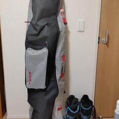 YONEX スノーボードセット（板、ビンディング、ブーツ、ボードカバー）