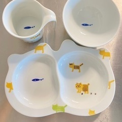 新品 たち吉 猫 食器セット お茶碗 マグカップ 小鉢皿