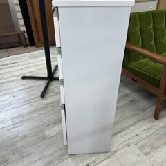 ★【ニトリ】4段チェスト　タンス　スリムでコンパクト収納　💳自社配送時🌟代引き可💳※現金、クレジット、スマホ決済対応※