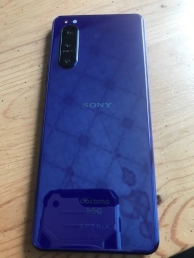 ソニー　ドコモ　Xperia5ⅱ 美品　ブルー