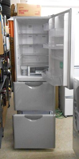 冷蔵庫 302L 日立 2013年製 R-S300DMV 自動製氷 3ドア 300Lクラス 三百Lクラス HITACHI 札幌 西野店 冷蔵庫 302L 日立 2013年製 R-S300DMV 自動製氷 3ドア 300Lクラス 三百