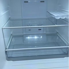 ツインバード 2ドア冷凍冷蔵庫 KHR-FJ15W 