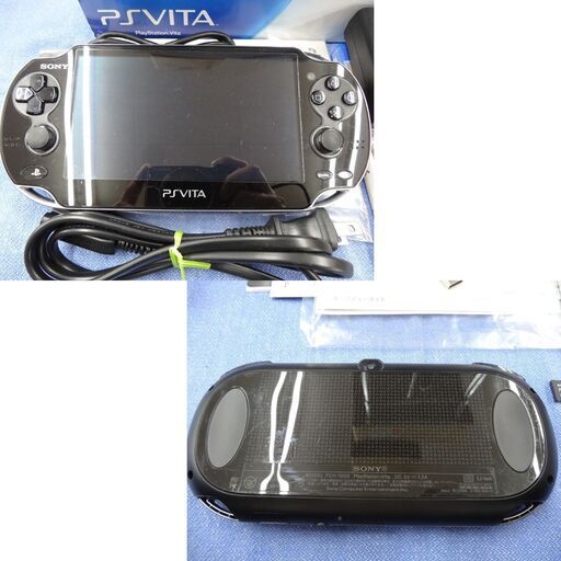 SONY PSVITA PCH-1000 ZA01 クリスタル・ブラック Wi-Fiモデル ソフト1