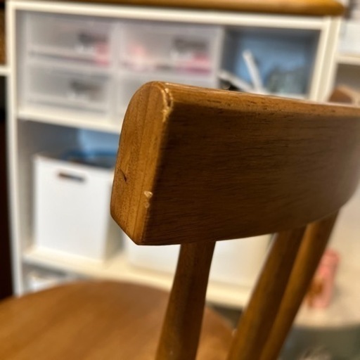 ニトリ ダイニングチェア 2脚 木製ウィンザーチェア ウインザー調