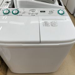 ★ジモティー割有り★　AQUA　二槽式洗濯機  AQUA-N40...