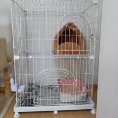 キャットケージ4点セット　猫ケージ　【お値引き交渉承ります】