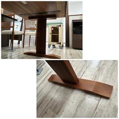 ★ナガノインテリアで購入　ダイニングセット　椅子のカバーは洗えます　全部で35万円位で購入　💳自社配送時🌟代引き可💳※現金、クレジット、スマホ決済対応※