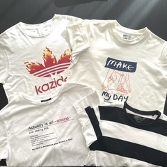 Mサイズ＆Lサイズ 半袖Tシャツ 4枚まとめ売り