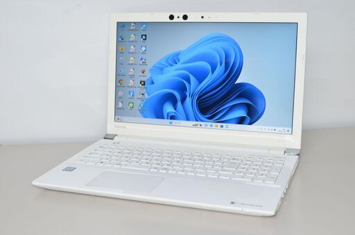 中古良品ノートパソコン 東芝 T75/GW Windows11+office 爆速SSD512GB core i7-8550U/メモリ8GB/15.6インチ/無線内蔵/ブルーレイ/Webカメラ