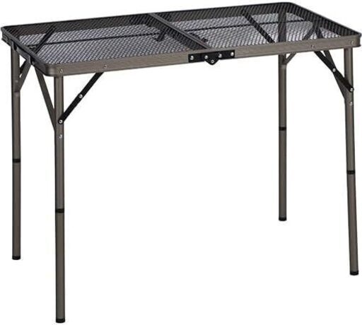 【未使用品】キャンプ/アウトドア コンパクト折りたたみ アルミニウムメッシュテーブル＜アマゾン価格12000円相当半額＞＜近くなら持っていきます＞#8