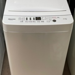 送料・設置込み可　洗濯機　5.5kg Hisense 2020年