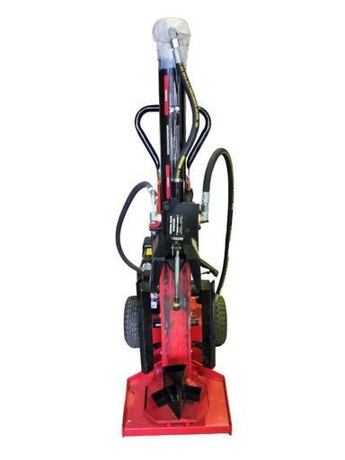 【ジ0109-18】薪割り機 薪割機 ログスプリッター エンジン式 破砕力 12t 約7.0馬力 横割り 縦割り 斜め割り カッター まきわり マキワリ 薪ストーブ 斧 薪 破砕 油圧 オイル 木 木材 原木 丸太 家庭用