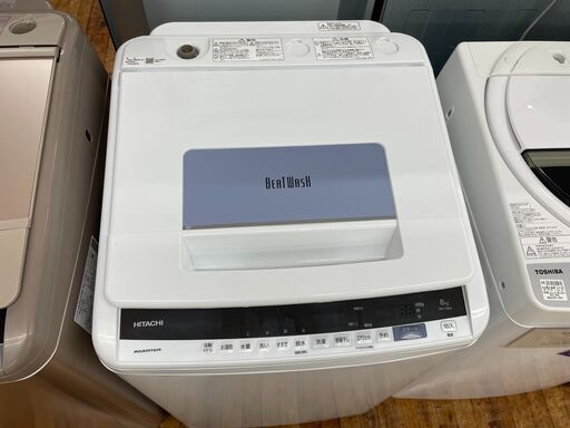 HITACHI BW-T806　8.0㎏全自動洗濯機のご紹介！【トレファク入間24-01】