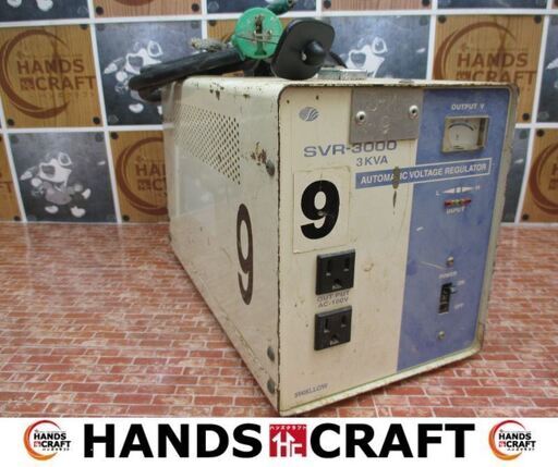 日動 SVR-3000 安定化電源 中古品 100V 【ハンズクラフト宜野湾店】