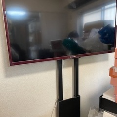シャープ　液晶テレビ40型　テレビスタンド付き
