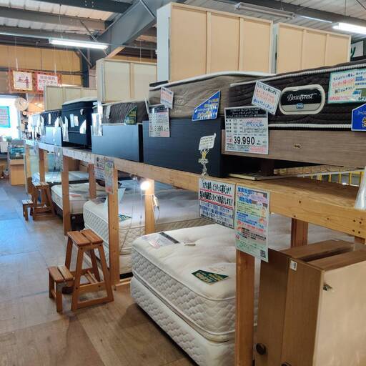 【愛品倶楽部柏店】ニトリ / 三栄コーポレーション 収納付きセミダブルベッド