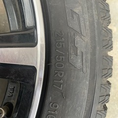 4本セット　ホイールスタッドレス付き　215/50/r17 