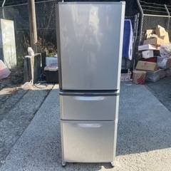 【リサイクルサービス八光】2011年製　三菱電機  MR-C34S-S [冷蔵庫（335L・右開き） クールシルバー]