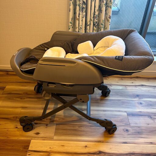 ハイローチェア）ネムリラ AT BEDI EG カカオブラウン（コンビ