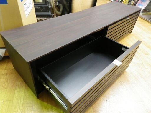 テレビボード 木製 ダークブラウン 幅150㎝ ローボード ニトリ AV