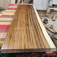 カウンター　モンキーポッド　一枚板　高級