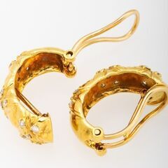 K18 ダイヤモンド ピアス(イヤリング兼用) 品番y22-99