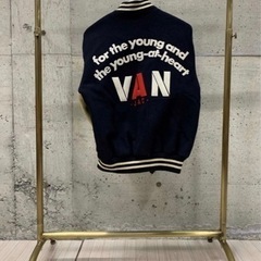 VAN ヴァン JAC　スタジャン スタジアムジャンパー ジャケット 袖革