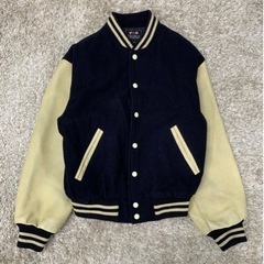 VAN ヴァン JAC　スタジャン スタジアムジャンパー ジャケット 袖革